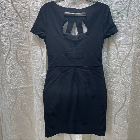 Le Chateau Dress Womens Small Black LDY98581 Excellent Cutout Bodycon Pockets - Picture 4 of 10